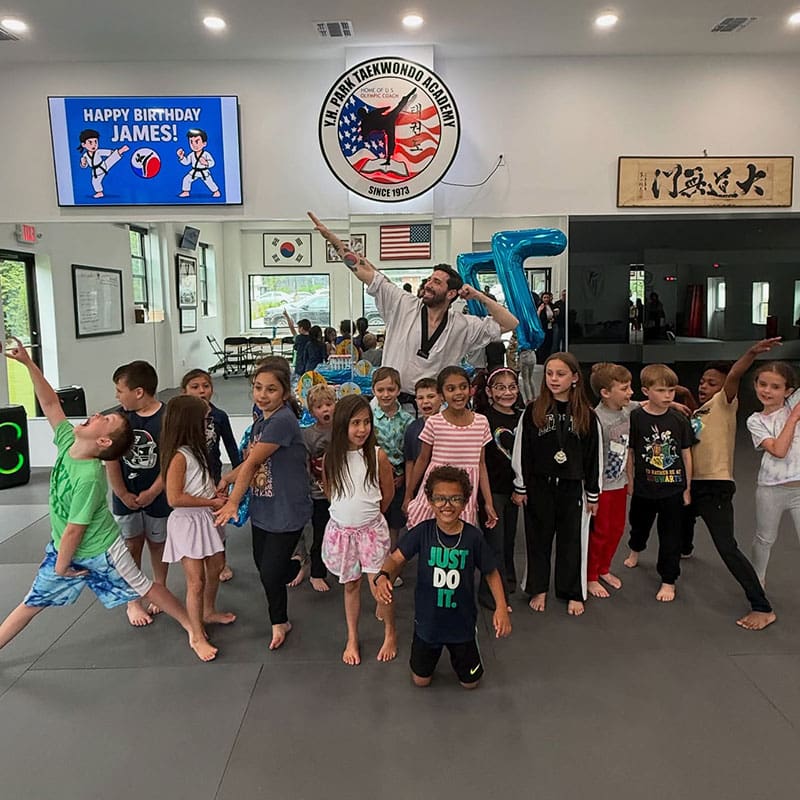 Kids Birthday Parties Near Me in Seaford | Y.H. Park Taekwondo Academy